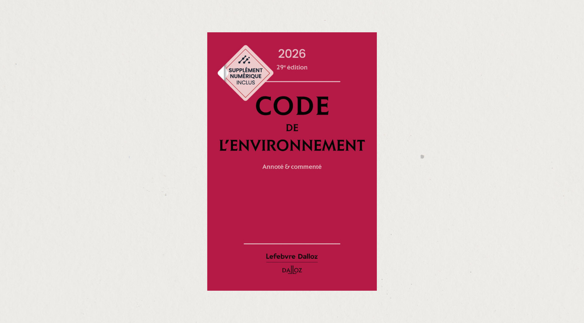 Illustration de l'article Code de l’environnement 2026 (annoté & commenté)